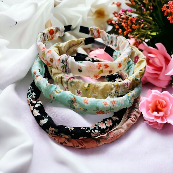 Multipack Floral hairband, Thin headband, Hair Accessories - Picture 2 of 7